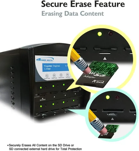 Miniatura 6 de Vinpower Digital SDShark SD & MicroSD Duplicator - 7 objetivo
