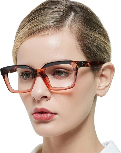 Miniatura 7 de MARE AZZURO Lentes de computadora para mujer, con bloqueo azul, elegantes lentes de juego para mujer, sin aumento