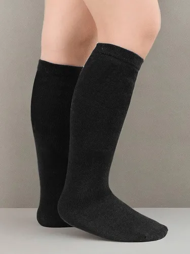 Miniatura 7 de Century Star Calcetines de fútbol de algodón para niños y jóvenes, calcetines de tubo suave, hasta la rodilla, calcetines deportivos largos