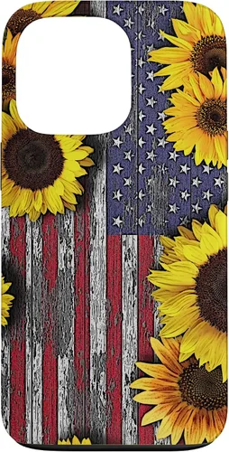 Miniatura 10 de American Flag with Sunflowers Case for iPhone 17