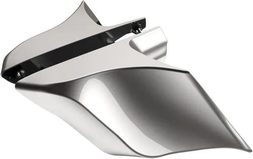 Miniatura 29 de Advanblack Barracuda - Cubiertas laterales estiradas plateadas (brillantes), paneles extendidos para Harley Touring Street Glide Road Glide Electra