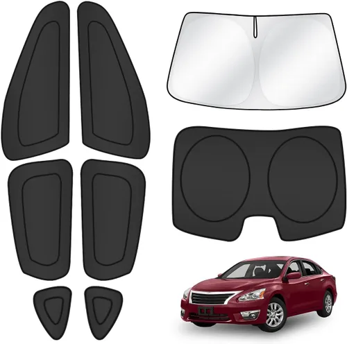 Miniatura 81 de T TGBROS Parasol para parabrisas para Honda Civic 2022-2025 2026, parasol grueso con bloqueo UV y opaca, para privacidad, plegables, 8 accesorios