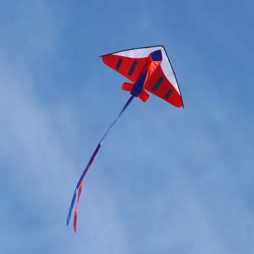 Miniatura 4 de Besra Cometa de avión colorida de 60 pulgadas de una sola línea fácil de volar aviones de nailon para niños y adultos