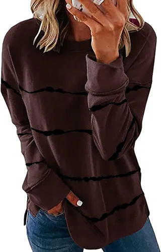 Miniatura 2 de Camisetas de Navidad para profesoras, cuello redondo, camisa de algodón, camisa de moda casual, camiseta de manga larga con cremallera para mujer