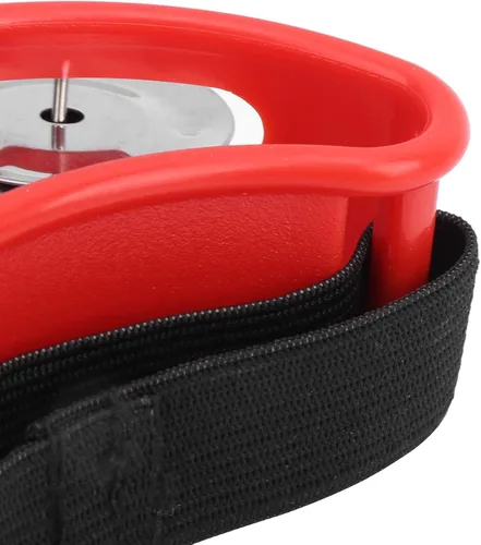 Miniatura 8 de Tambor de caja de cajón de pandereta, tambor de caja elíptica soportable, crujiente fácil de poner y quitar para la banda de KTV (rojo)