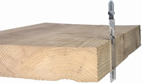 Miniatura 3 de Bosch T101AO3 3 pc. 3-1/4 in. 20 TPI Clean para hojas de sierra caladora de madera con mango en T