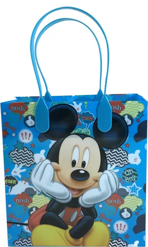 Miniatura 5 de Disney Mickey Mouse, Pequeñas bolsas de regalo reutilizables con golosinas para recuerdo de fiestas 12 unidades (12 Bolsas)