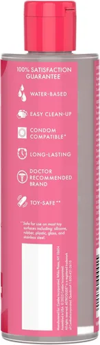 Miniatura 7 de Astroglide - Lubricante personal con sabor a fresa de 8.5 fl oz, lubricante para hombres, mujeres y parejas, sabor delicioso, hipoalergénico, seguro