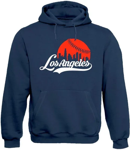 Miniatura 22 de Xtreme Apparrel Cityscape Skyline - Sudadera con capucha para hombre para fanáticos del béisbol