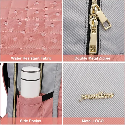 Miniatura 3 de YAMTION Mochila para Mujeres y Adolescentes, Mochila Escolar TSA Laptop Bookbag con USB para Estudiantes de Colegio y Universidad Negocios Oficina