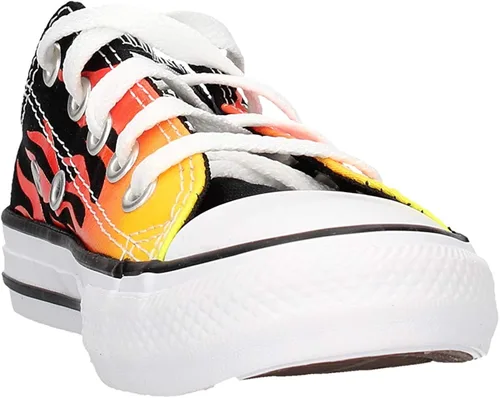 Miniatura 7 de Converse Chuck Taylor All Star OX - Tenis bajos para niños color negro
