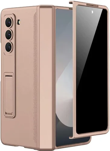 Miniatura 16 de Miimall Funda para Samsung Galaxy Z Fold 5 con protector de pantalla de privacidad, soporte ajustable integrado y protección magnética de bisagra