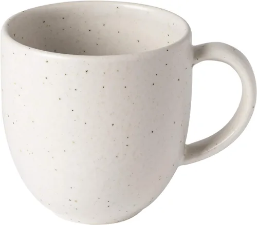 Miniatura 9 de Casafina Taza de cerámica de cerámica de 11 onzas, colección Pacifica, sal (blanco) Vajilla apta para microondas y lavavajillas Acristalamiento