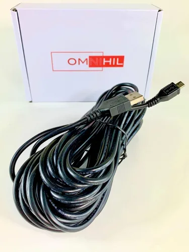Miniatura 2 de OMNIHIL Cable USB 2.0 de alta velocidad de 30 pies de largo compatible con escala Maxus Gram Modelo: EE-OT-200-01-BGN/P/N: E200602