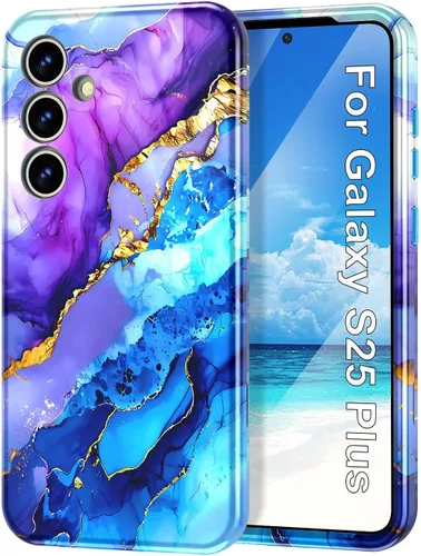 Miniatura 56 de Btscase para Samsung Galaxy S25, [Probado contra caídas de grado militar] Funda protectora de diseño de patrón de mármol, resistente, delgada