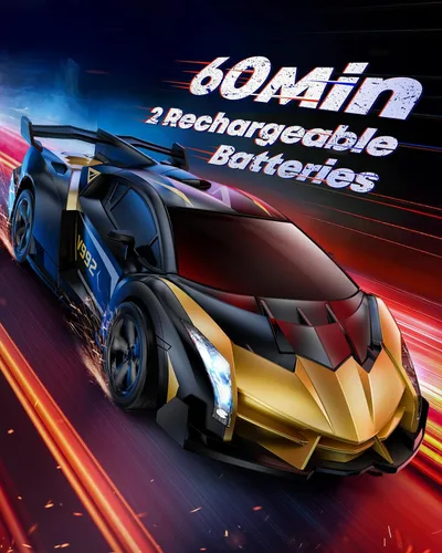 Miniatura 8 de V992 Auto a control remoto que se transforma, auto robot que se transforma, RC, escala 1:14, juguete de auto robot 2-en-1 con sonido y luz