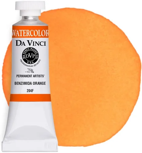 Miniatura 82 de DA VINCI PAINTS Pintura de acuarela para artista profesional, Gamboge (tono), 0.5 fl oz