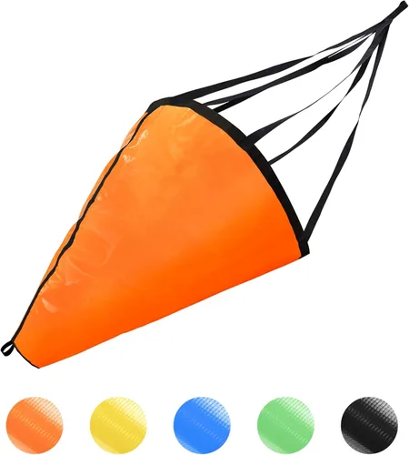 Miniatura 20 de BLUEWING Sea Anchor - Calcetines de pesca para barco de pesca 840D, nailon 32, 42, 53, 62, 72, 84 pulgadas, paracaídas, anclaje de deriva para barco