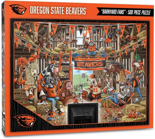 Miniatura 17 de YouTheFan NCAA Barnyard Fans - Rompecabezas de 500 piezas