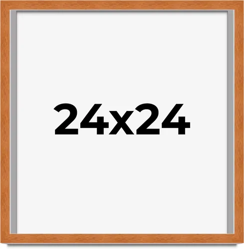 Miniatura 326 de Marco de 3 x 3 pulgadas, marco de madera maciza de nuez miel tradicional marrón Ancho de moldeo de 0.875 pulgadas Profundidad de conejo de 0.875