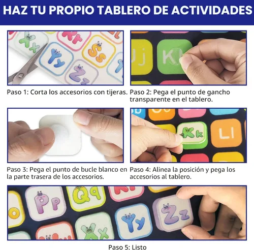 Miniatura 6 de LearnToy Busy Board - Juguetes Montessori de Dinosaurio para 3 4 5 Años - Juguetes Sensoriales para Niños Autistas - Juguetes de Viaje para Niños