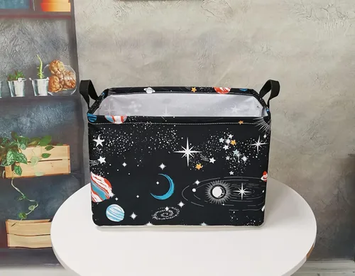 Miniatura 8 de Cesta de almacenamiento para el hogar, cesta para estante de niños, caja organizadora de ropa, cesta de lavandería, cesta de regalo para la ropa