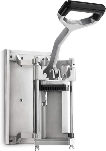 Miniatura 9 de New Star Foodservice 7006872 Cortador de papas fritas extra resistente 3/8" con soporte de pared, mostrador fijo o montaje en pared