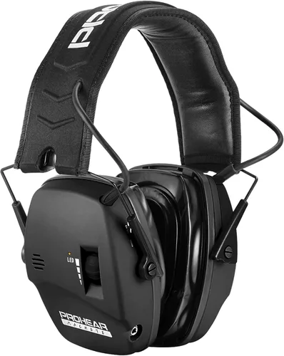 Miniatura 13 de PROHEAR Protección auditiva electrónica para tiro con amplificación de sonido 4X, orejeras de protección auditiva para campo de tiro, auriculares