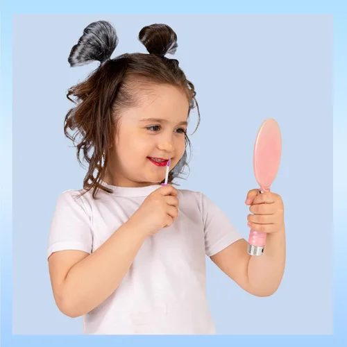 Miniatura 3 de Disney Minnie Mouse - Brillo de labios a base de plantas de 7 piezas, recuerdos de fiesta para niñas, primer juego de maquillaje para niñas
