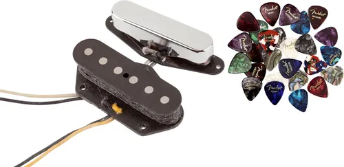 Miniatura 10 de Paquete de pastillas Fender Pure Vintage '64 Telecaster con cable de instrumento Paquete con cable