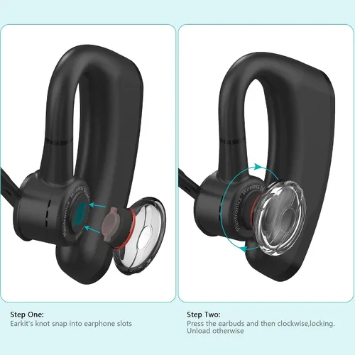 Miniatura 5 de 3X Voyager 5200 - Almohadillas de repuesto de silicona ultra cómoda, Voyager Legend 30/Voyager Legend 50 con espuma intrauditiva para auriculares