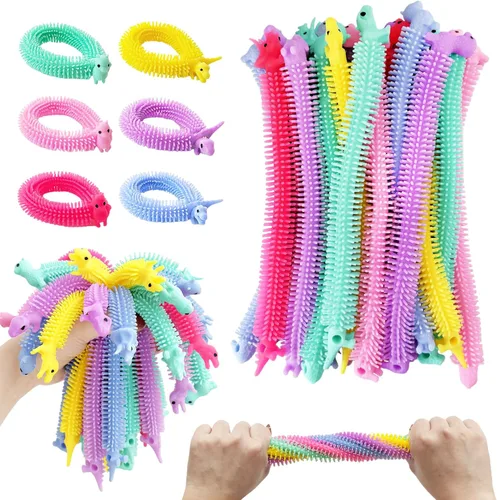 Miniatura 9 de 40 PIEZAS Juguete Fidget Elástico, Juguetes Fidget de Cuerdas Elásticas Coloridas, Juguetes Fidget Sensoriales Antiestrés para Niños y Adultos