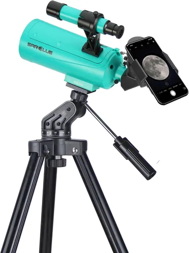 Maksutov-Cassegrain Telescopios Mak60 para niños y adultos 29.528 x 2.362 in, compacto portátil para viajes, telescopio de astronomía para