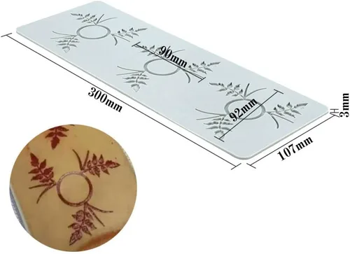Miniatura 3 de Moldes de silicona 3D de hojas huecas para chocolate, molde de panal, abeja, caramelo, patrón de flores, molde para fondant, decoración de tartas