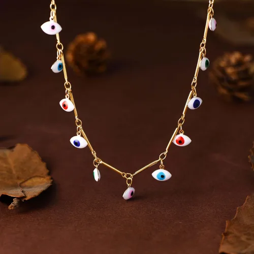 Miniatura 4 de Valloey Rover Gargantilla para mujer, chapado en oro de 14 quilates, collar de cadena corta de cuerda delicada