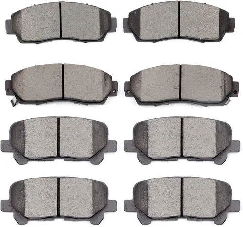 Miniatura 19 de Pastillas de freno, ECCPP D465 D537 8 piezas de kits de freno de cerámica aptos para 1997 1998 1999 para Acura CL, 1991-1997 para Honda para Accord