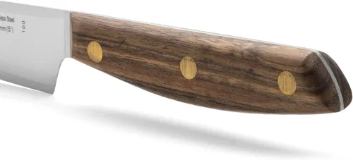 Miniatura 4 de Arcos Cuchillo de chef de acero inoxidable de 5 pulgadas. Cuchillo de cocina profesional para cocinar. Mango de madera Ovengkol FSC 100% natural