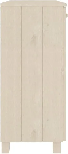 Miniatura 6 de Aparador marrón miel 33.5"x13.8"x31.5" madera maciza pino