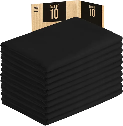 Miniatura 67 de Utopia Kitchen Mantel rectangular de spándex de 4 pies [1 unidad, negro] 200 GSM elástico, ajustado, lavable y resistente a las arrugas, cubierta