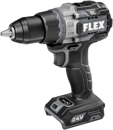 Miniatura 6 de FLEX Kit de taladro de 2 velocidades sin escobillas de 24 V sin escobillas de 1/2 pulgada y 1000 In-Lbs con (2) batería de litio de 2.5 Ah