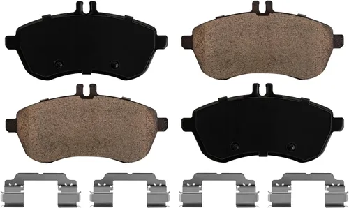 Miniatura 3 de Detroit Axle - Pastillas de Freno Delantero para Mercedes- Benz C230 C250 C300 SLK250, Pastillas de Freno Cerámica w/Reemplazo de Hardware