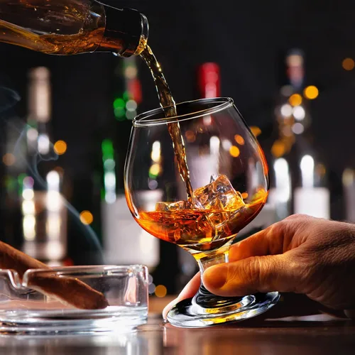 Miniatura 6 de Qunclay 24 Piezas Vasos de Chupito Lindos Copas Snifter de Coñac Pequeñas Copas Snifter de Brandy para Degustar Brandy Bebiendo Copas de Oporto