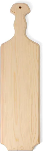 Milltown Merchants Pádel griego oficial - Paleta de madera maciza de pino macizo de 22" para fraternidad/hermandad de mujeres - 1 paleta