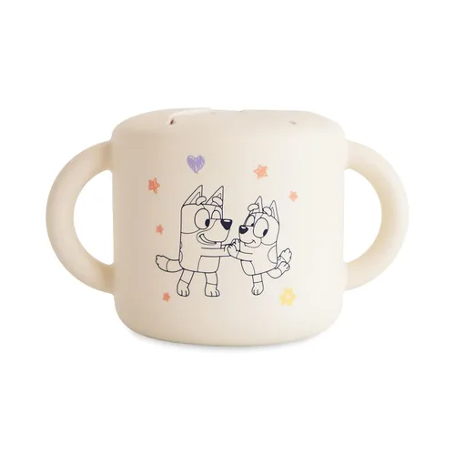 Miniatura 18 de mushie - Taza para merienda de silicón, contenedor de alimentos a prueba de derrames para niños pequeños y bebés (arena movediza)