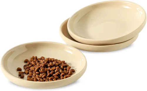 Miniatura 11 de 3 cuencos de cerámica para gatos, tazón de comida para mascotas de 5.5 pulgadas, platos para comida y agua, plato para perros pequeños (verde)