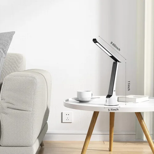Miniatura 7 de Lámpara de terapia de luz, 10 000 LUX sin rayos UV, luz solar LED de espectro completo, luz de estado de ánimo con control táctil y función de luz