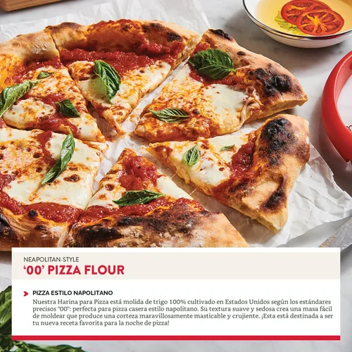 Miniatura 8 de King Arthur 00 Harina para Pizza: Trigo Americano Premium Sin OGM para Corteza Perfecta Estilo Napolitano - Finamente Molida para Auténtica Pizza