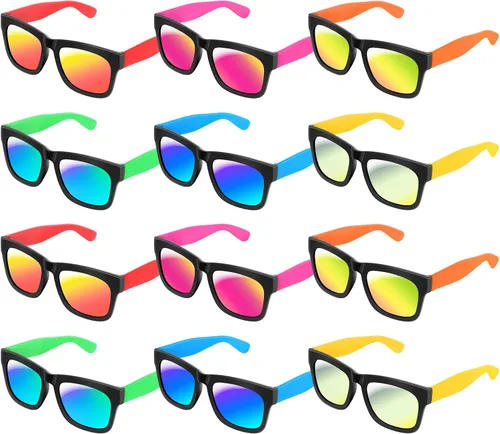 INNOCHEER Gafas de sol para niños a granel, paquete de 12/24 gafas de sol para niños, regalos de fiesta, gafas de sol para niños con protección