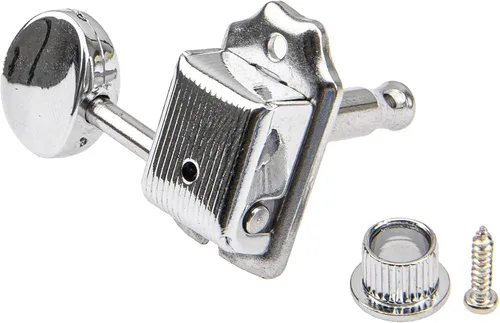 Miniatura 4 de 6 cabezales de afinación de guitarra eléctrica Yootones 6 en línea estilo vintage compatibles con Squier Classic Vibe Fender Strat Tele