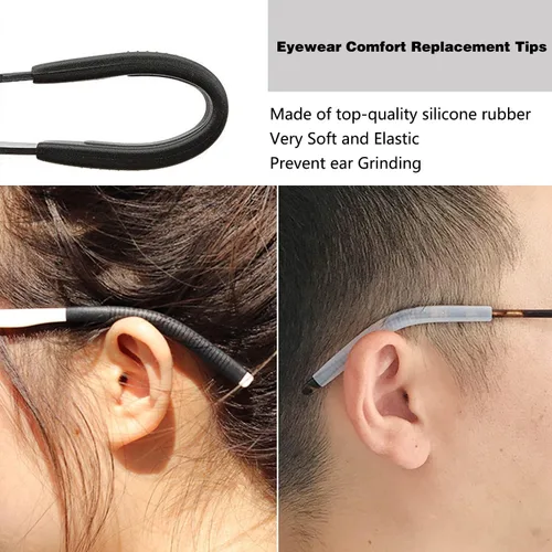 Miniatura 6 de KECHIO Puntas de extremo de gafas Gafas de silicona Gafas de ojo puntas de templo Gafas elásticas antideslizantes